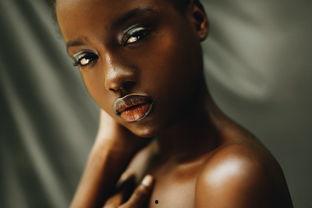 黑美人图片,神秘魅力的独特画卷